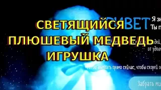 Светящийся плюшевый медведь и его друг. Купить, отзывы светящийся плюшевый медведь.