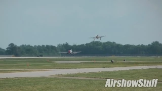 P-51 Mustang Forced Go Around - EAA AirVenture Oshkosh 2014