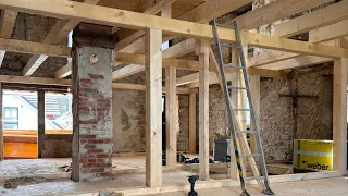 Brandhaus in Mehrfamilienhaus verwandeln „Wiederaufbau“| Hausprojekt #3