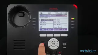 9508 9608 Transfer to Voicemail Avaya IPOffice McBricker