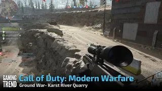 Call of Duty: Modern Warfare Ground War- Karst River Quarry