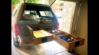 Ultimate DIY Truck Drawers and Kitchen Setup - Camping - Overland