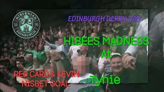 Hibee Madness at tynie! Red Card & Kevin Nisbet Goal 💚 (4k) 💚