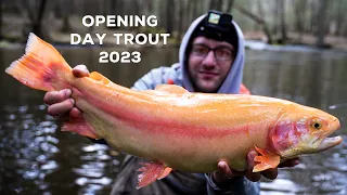 PA Opening Day Trout Fishing 2023! (GOLDEN RAINBOW)