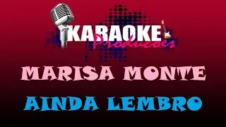 MARISA MONTE - AINDA LEMBRO ( KARAOKE )