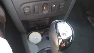 Prender y apagar en un carro automático.