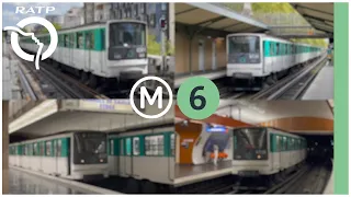 [4K | RATP] Dernier tour de piste pour les MP 73 de la ligne 6 - RATP - Paris