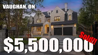 One Of The Most Luxurious Houses Kleinburg Has Ever Seen! Inside a $5.5 MillionDollar Custom Mansion