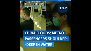 Chinese Metro train floods in Zhengzhou as Henan sees record rainfall