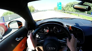 Audi R8 V8 supercharged vs R8 V10