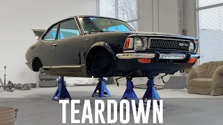 1972 Toyota Corolla: Undercarriage Teardown