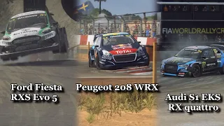 Dirt Rally 2.0 | Audi S1 EKS RX quattro, Peugeot 208 WRX, Ford Fiesta RXS Evo 5