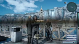 Final Fantasy XV - Photo Op Dock: Prompto Altissia Docks Gondolla Picture Gameplay Sequence