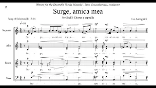 Ivo Antognini - Surge amica mea (score video)