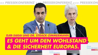 Pressekonferenz mit Generalsekretär Bijan Djir-Sarai und Marie-Agnes Strack-Zimmermann am 19.02.2024