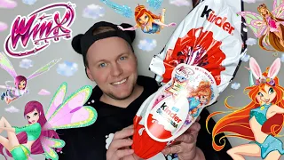 APRO L'UOVO di PASQUA KINDER delle WINX !!!