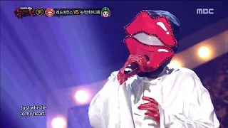 [King of masked singer] 복면가왕 - 'Red Mouse' 3round - WHISTLE 20171203