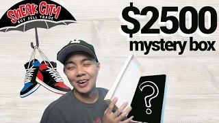UNBOXING A $2500 SNEAKER MYSTERY BOX FROM THE SNEAK CITY (UNREAL GRAIL!)
