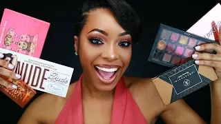 MY ENTIRE AFFORDABLE & HIGH-END EYESHADOW PALETTE COLLECTION !! | WHICH PALETTES DO I RECOMMEND?!