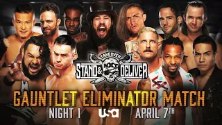 WWE NXT Takeover Stand & Deliver 2021 Official Gauntlet Eliminator Match Card ᴴᴰ