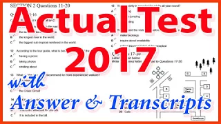 IELTS LISTENING PRACTICE TEST 2017 WITH ANSWERS | IELTS RECENT ACTUAL TEST 01