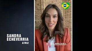 A Usurpadora - Sandra Echeverria Agradece O carinho dos Fãs Brasileiros - Seg a Sex As 21:30 no SBT