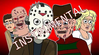 ♪ FREDDY VS JASON THE MUSICAL - Animated Parody Song INSTRUMENTAL