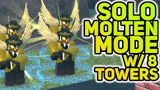 Solo Molten Mode with 4 Golden Crook Bosses? - Tower Defense Simulator