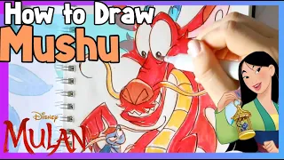 How to Draw MUSHU from Disney's Animation MULAN