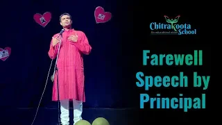 Speech by Principal on Farewell Day, at Chitrakoota School, Bangalore