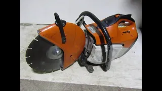 STIHL　エンジンカッター　TS410　動作テスト