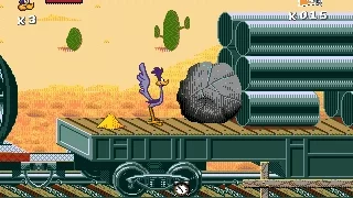 Desert Demolition - Road Runner - Sega - Looney Tunes - 1994