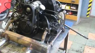 VW type 1 1960 štart motora