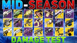 Has the Mid-Season Sandbox Update Shifted the METAH? (Damage Testing) | Destiny 2 Season of the Wish