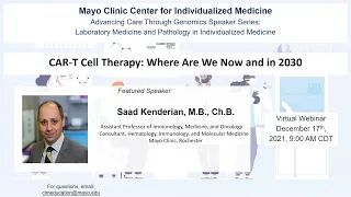 CAR-T Cell Therapy: Now and in 2030 | Laboratory Medicine and Pathology in Individualized Medicine