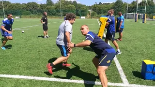TACKLE TECHNIQUE in rugby league with Barry Eaton and Chev Walker (Leeds Rhinos)