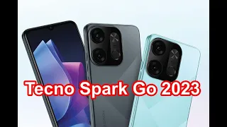 Распаковка мобильный телефон Tecno Spark Go 2023 (BF7) 4/64GB 2SIM