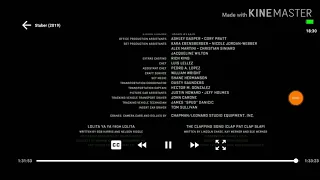 Closing end credits to Stuber (2019).