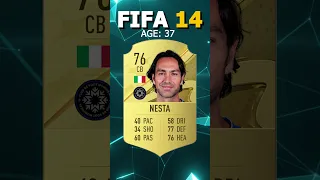 FIFA 23 | ICONS AND THEIR LAST FIFA CARDS! ft. ZIDANE, Zanetti, Nesta #shorts #football #trending