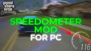 How To install Speedometer Mod in GTA San Andreas PC |SPEEDOMETER MOD 2023 (in Tamil)