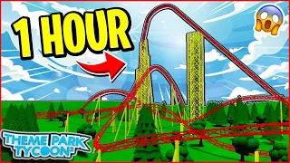 Can I Build *INTIMIDATOR 305* In 1 HOUR?! (Theme Park Tycoon 2)