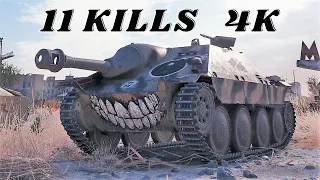 World of Tanks Jagdpanzer 38(t) Hetzer 11 Kills 4K Damage &  Hetzer  10 Kills