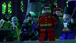 Lego Batman The Movie: DC Super Heroes Unite - Batman & Robin Vs. Arkham Escapees Scene