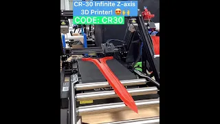 3D Printed Red Sword Using CR30