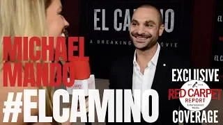 Michael Mando interviewed at Netflix's 'El Camino: A Breaking Bad Movie' World Premiere