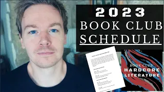 Revealing the Book Club Schedule for 2023 (Hardcore Literature)