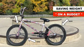 ** THE CHEAPEST WAY TO SAVE WEIGHT ON YOUR BMX BIKE! **