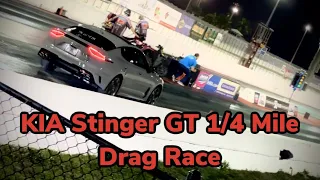 KIA Stinger GT 1/4 Mile Drag Race