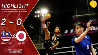 [HIGHLIGHTS WOMEN PLACING] JAPAN v MALAYSIA | ISTAF SUPER SERIES THAILAND 2014/2015 FINALS