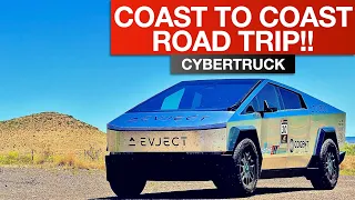 Tesla Cybertruck Cross Country Road Trip 2,500 Miles!!